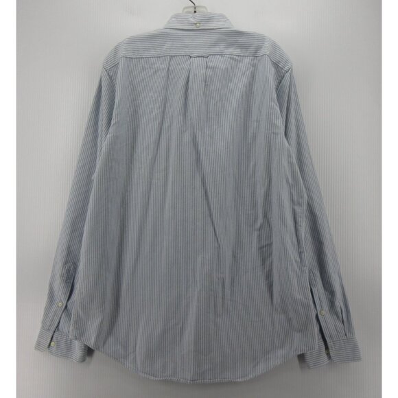 Ralph Lauren Rugby Shirt Large University Oxford Striped Button Down - Picture 8 of 11